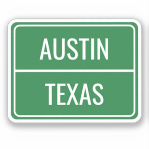 Green Street Sign Custom Aufkleber