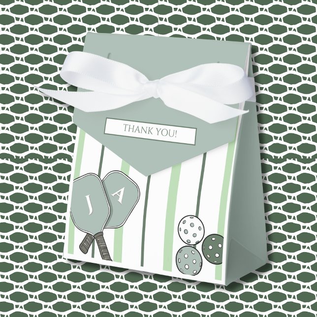 Green Stripes Perfect Match Couples Bridal Shower Geschenkschachtel (Von Creator hochgeladen)