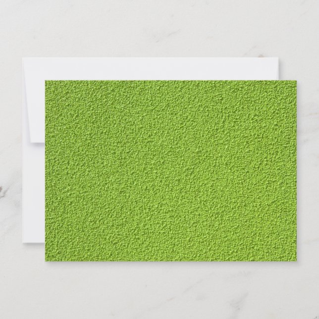 Green Stucco Wall Background Einladung (Vorderseite)