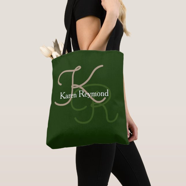 Green Stylish Monogram Tasche (Von Nahem)