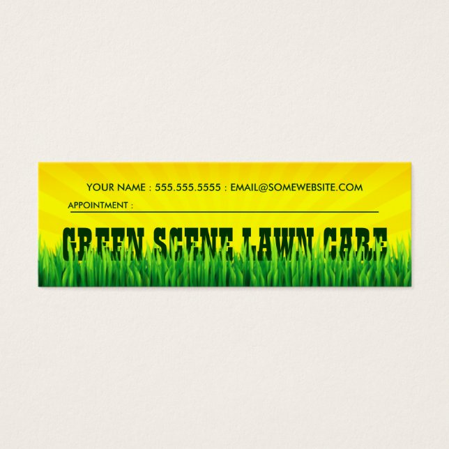 Green-Szene-Pflegekarte (Vorderseite)