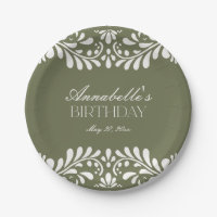 Green Talavera Tile Spanish Fiesta Geburtstag