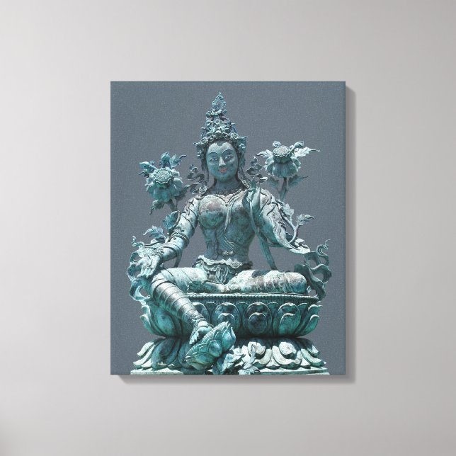 Green Tara Leinwanddruck (Vorderseite)