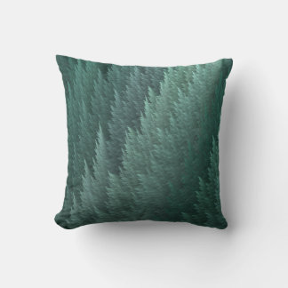 Green Tartan Feather Muster Design Throw Kissen