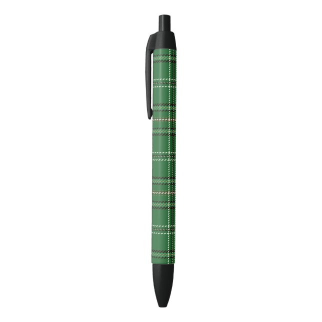 Green Tartan Kugelschreiber (Oberseite (Vertikal))