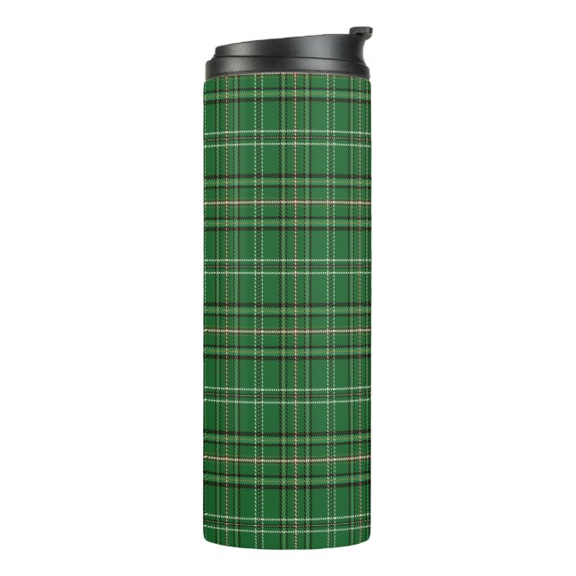 Green Tartan Thermosbecher (Nach links gedreht)