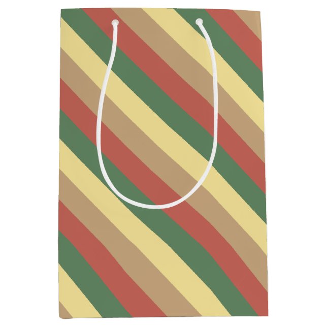 Green Tee Medium Geschenktasche Mittlere Geschenktüte (Vorderseite)