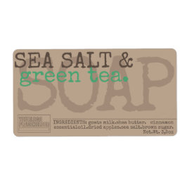 Green Tees Soaps hausgemachte Trendy Rustic Vintag