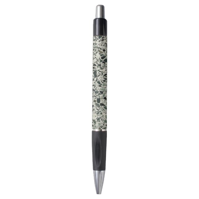 Green Terrazzo Kugelschreiber (Vorderseite Vertikal)