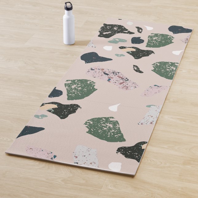 Green Terrazzo Muster Yogamatte (Beispiel)