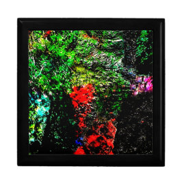 Green texture abstract Keepsake,Dazzling textured Erinnerungskiste