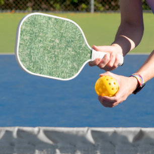 Green Textured Background von Shirley Taylor Pickleball Schläger