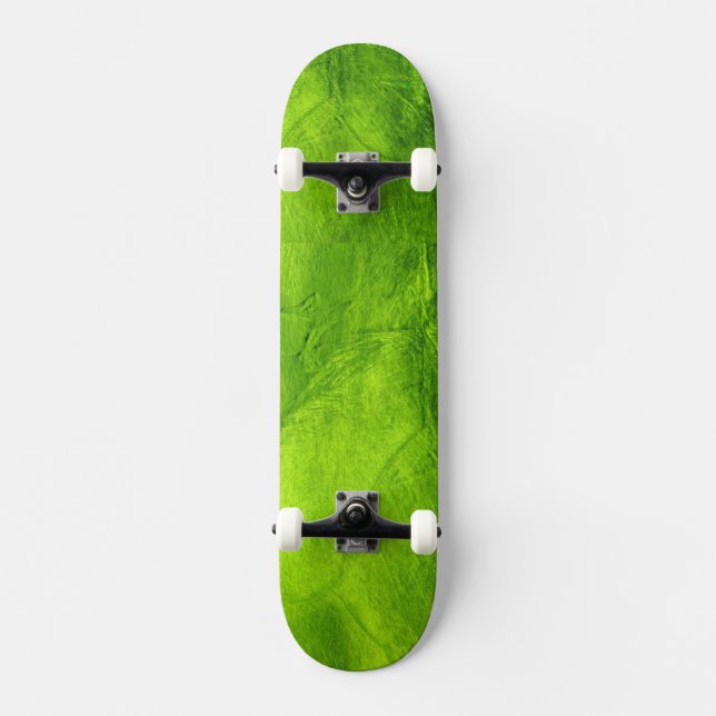 Green Textured Skateboard (Vorderseite)