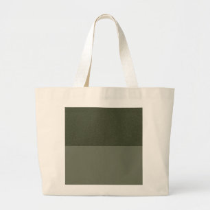 Green Textured Tote Bag mit zwei Tonen Moos - Anpa Jumbo Stoffbeutel