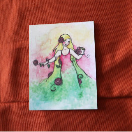 Green Thumb Springtime Postkarte