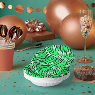 Green Tiger Animal Skin Pattern Design  Pappteller