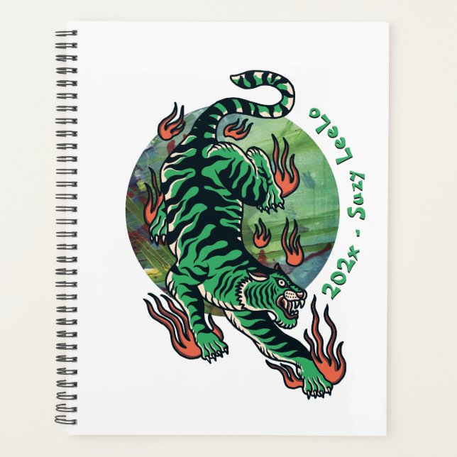 Green Tiger Planner Planer (Vorderseite)