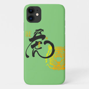 Green Tiger Symbol Chinoiserie Chic Case-Mate iPhone Hülle
