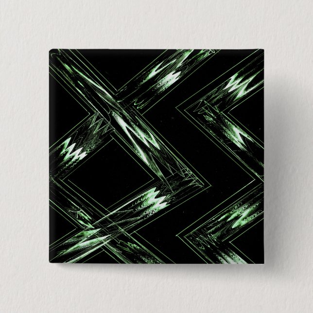 Green to Black Pine Pattern Button (Vorderseite)