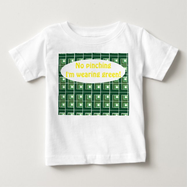 Green Topsy Turvy Baby T-shirt (Vorderseite)