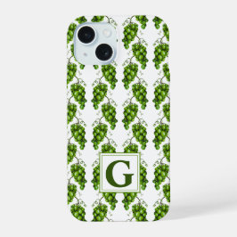 Green Trauben Phone Case iPhone 15 Hülle
