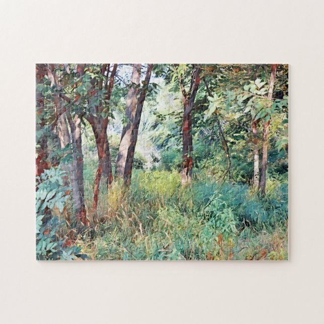 Green Tree Forest Wanderpuzzle (Horizontal)