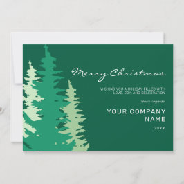 Green Trees Script Corporate Moderne Weihnachten