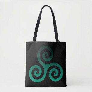 Green Triskele Black Tasche
