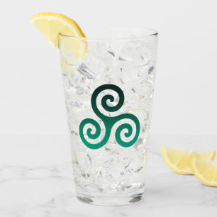 Green Triskele Glas