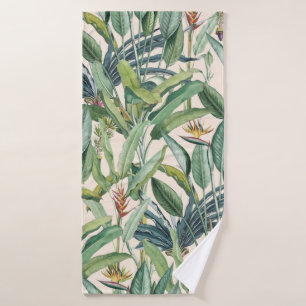 Green Tropical Jungle Banana Tree Strelitzia