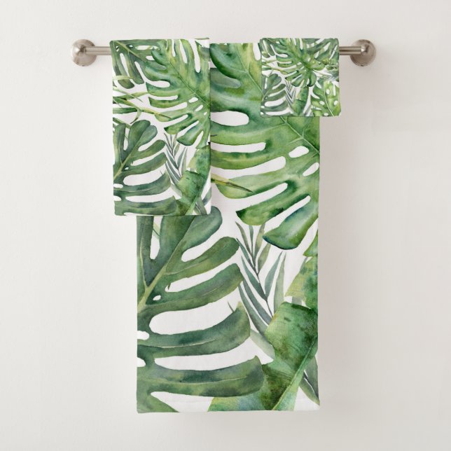 Green Tropical Palm Feuille Summer Island Breeze (En situation)