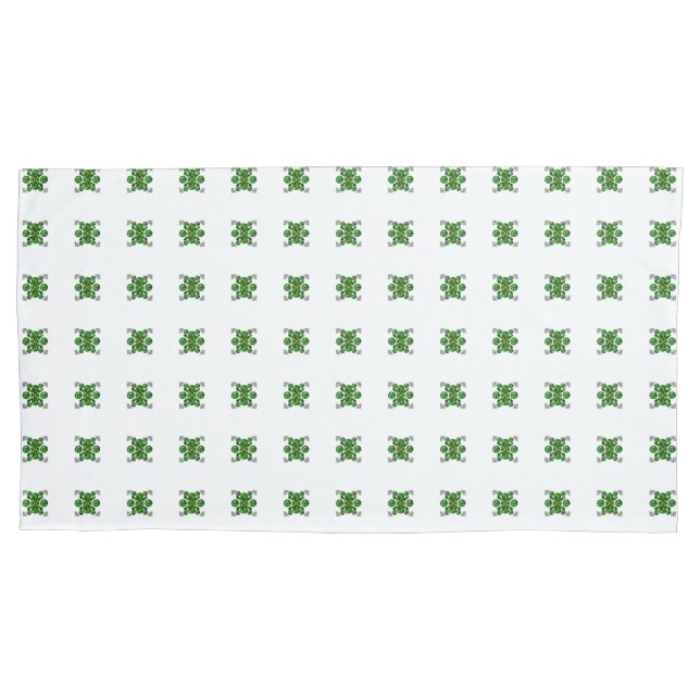 Green Turtle Pattern Kissenbezug (Vorderseite-Links)