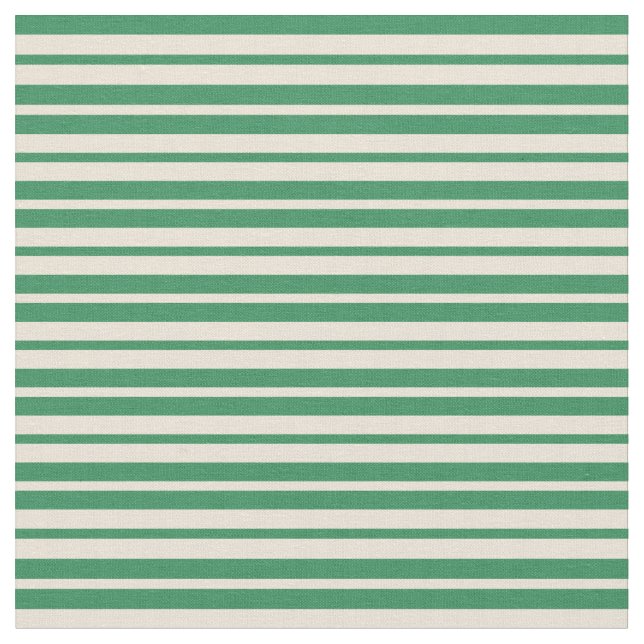 Green und Bisque Colos Muster Stoff (Nahaufnahme)