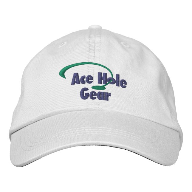 Green und Blue Logo Bestickte Kappe (Vorderseite)
