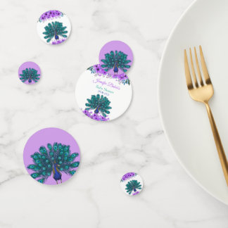 Green und Blue Peacock | LILA BLUME Konfetti