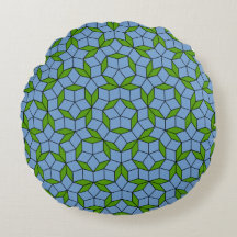 Green und Blue Penrose Rhombus Muster