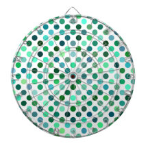 Green und Blue Polka Dot