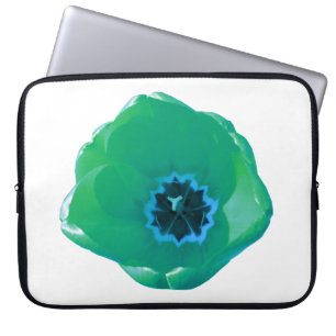 Green und Blue Tulip Laptop Bag Laptopschutzhülle