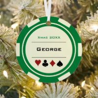 Green und Cream Las Vegas Poker Weihnachten