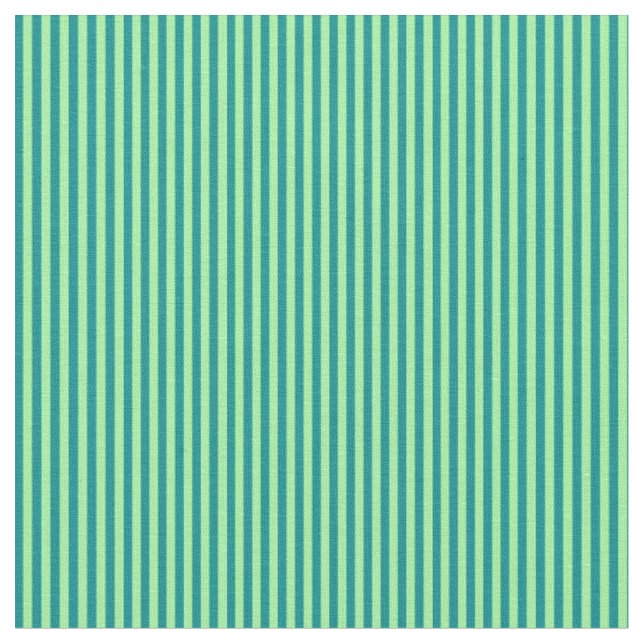 Green und Dark Cyan Lined Pattern Stoff (Nahaufnahme)