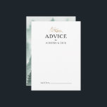 Green und Gold Mountain Wedding Advice Card Hinweiskarte<br><div class="desc">Diese grüne und goldene Hochzeitsberatungskarte ist perfekt für Ihre elegante Hochzeit im Bohoburwald. Mit einer rustikalen smaragdgrünen Aquarelllandschaft mit Bäumen,  Vögeln und Highlights von Goldfolie. Genau das suchen Sie,  um Ihre einzigartige moderne Hochzeit in Urlaubsort zu vollenden.</div>