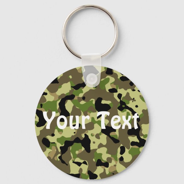 Green und Khaki Schlüsselanhänger (Vorderseite)