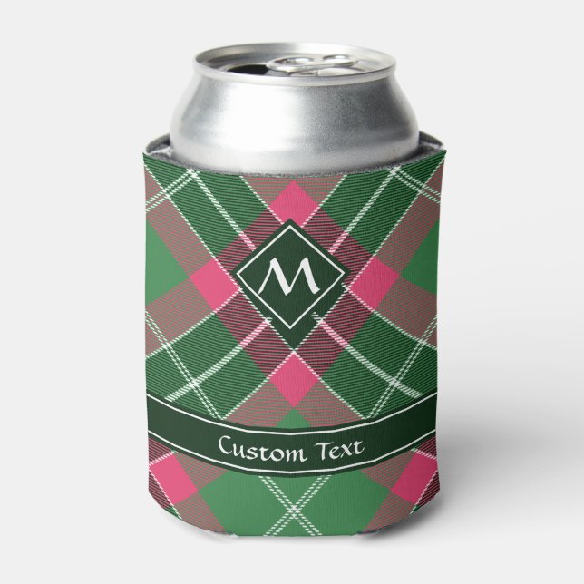 Green und Pink Tartan Dosenkühler (Kanne Vorderseite)
