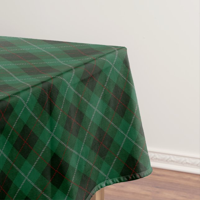 Green und Red Tartan Karierte Weihnachten Tischdecke (Beispiel)