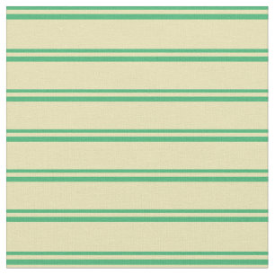 Green und Tan farbige Lines Stoff