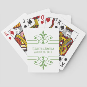 Green v2 Extravagante Zierspielkarten Spielkarten