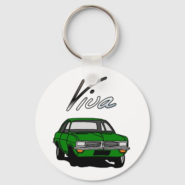 Green Vauxhall Viva HC Schlüsselanhänger (Vorderseite)