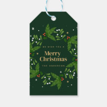 Green Verlass Snowflake Frohe Weihnachten