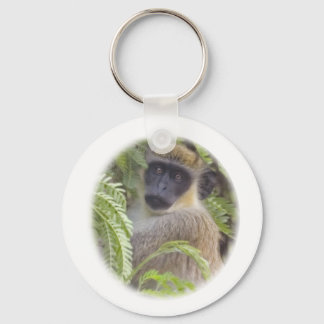Green Vervet Monkey Schlüsselanhänger