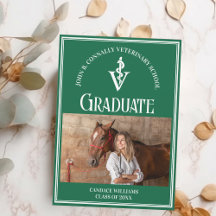 Green Veterinary School Foto Custom Abschluss